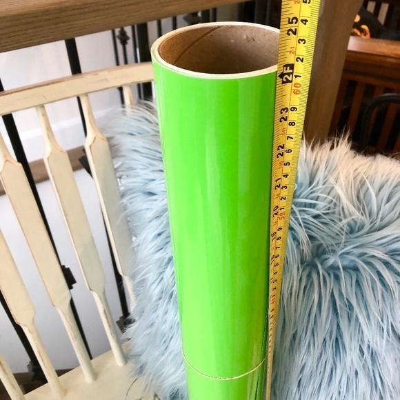 Permanent, Vinyl Roll, Lime Green, Sign Vinyl, 24 Inches Wide x 14 Feet Long - Picture 6 of 6
